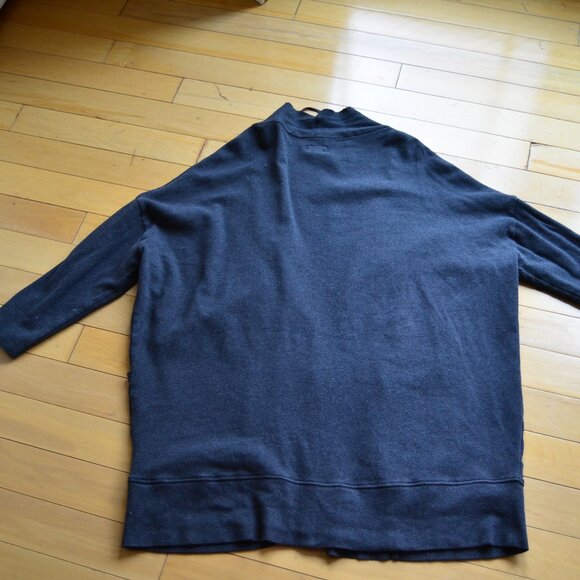 Pact Women’s Size XL/XXL Gray Organic Cotton Open Front Cardigan Pockets - Picture 11 of 13